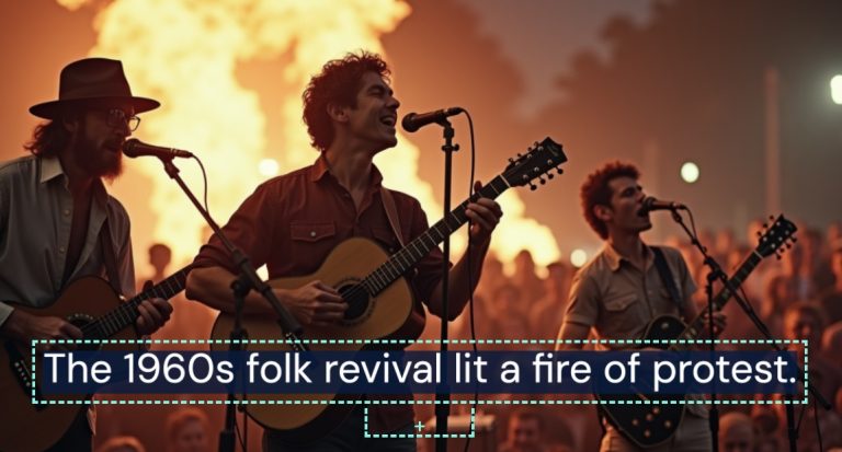 folk rivival-thefire of protest