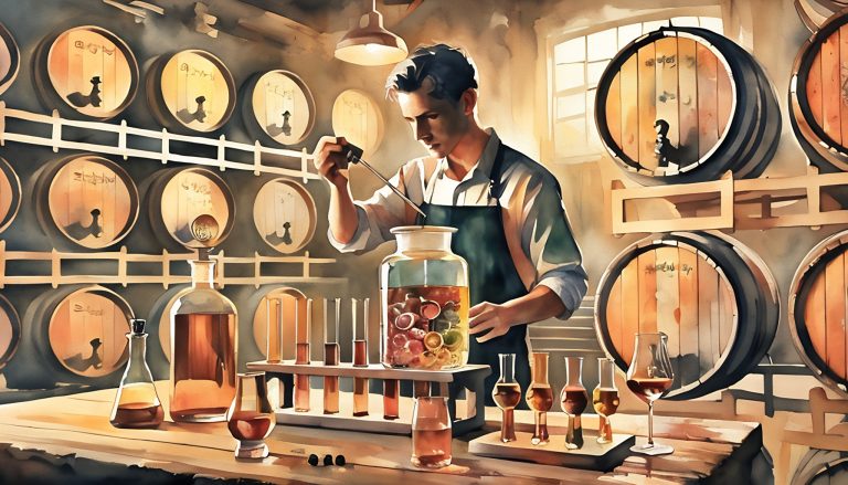blending the brews in the art of making rum