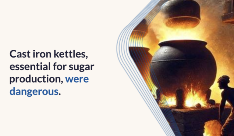 Molten Memories- boiling sugar a dangerous job in blazing fire and dedaly boil