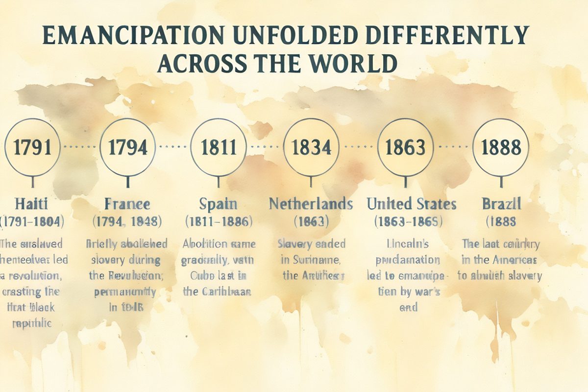 emancipation time lines