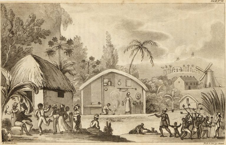 slave house images- Bussa Slave Rebellion