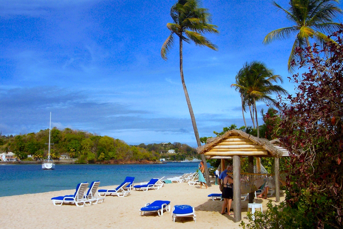 St vincent and the grenadines - young island a swim away